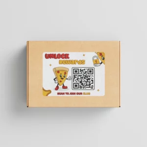 QR Pizza Rectangle