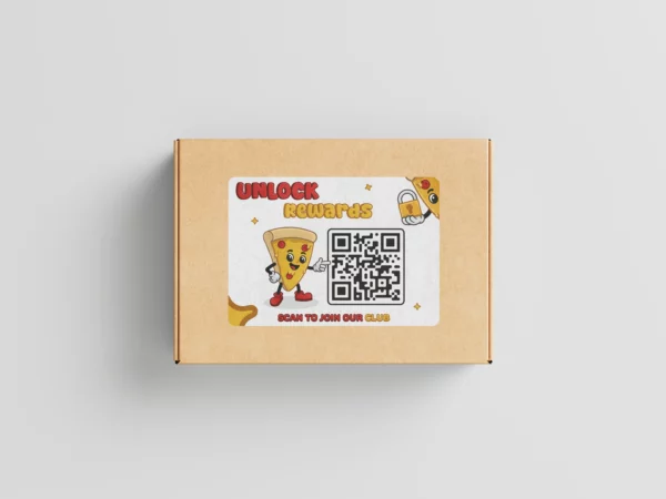 QR Pizza Rectangle